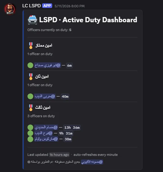 Discord bot screenshot